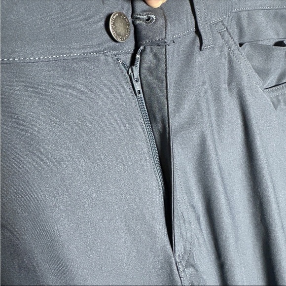 Hickey Freeman Dress Pants Mens 34x32 Blue Chino Straight Leg Stretch Casual - Picture 12 of 15